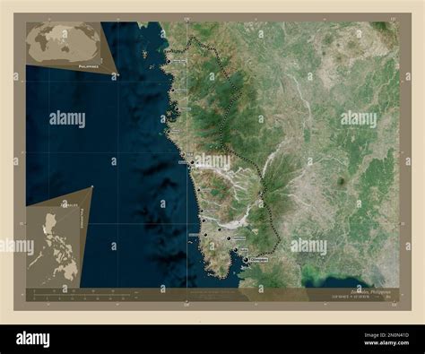 Satellite Map of Zambales .